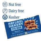 Nature's Bakery Whole Wheat Fig Bars,Blueberry,Real Fruit,Vegan,Non-GMO,Snack bar,Twin packs-,12 Count (Pack of 2)