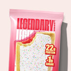 Legendary Foods 22g Protein Pastry 0g Added Sugar, Low Carb, Gluten Conscious, Keto Snack, Ideal for Glucose Management, Includes Whey Protein Isolate, 8 Pack Frosted Strawberry