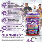 Clean Nutra Gummies with Cayenne Pepper, CLA, Berberine, Forskolin, Ceylon Cinnamon, Probiotics, Garcinia Cambogia & L-Carnitine | Mango Cherry Flavor | 60 Count Chewable Supplement Gummies