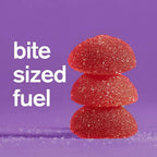 Skratch Labs Energy Chews | Gummies for Running, Cycling & Endurance Quick Carbs for Athletes, Easy to Digest, Real Fruit | Gel Alternative for Long Runs & Rides | Grape 10 Pack | Gluten Free, Vegan
