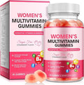 Multivitamin Gummies for Women, Natural Multi Vitamins, Boosts Immunity, Energy & Focus, Womens Daily Multivitamin Gummy for Hair, Skin & Nails, Sugar-Free, Strawberry Flavor, 60 Gummies