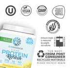 Sunwarrior Protein Water Mix Vegan Plant-Based Protein and Hydration Powder 10g Protein Drink Pineapple Coconut Flavored 420g Tub (30 SRV) Protein Refresh