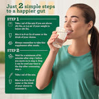 GuruNanda Gutcleanse 2-Step Kit - Dietary Supplement to Help with Digestion - Blend of Fulvic Acid, Wormwood, Clove & Neem Extract, 2x1 FlOz