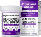 Physician's CHOICE Menopause Probiotic Supplement for Women - Supports Hormone Balance, Hot Flashes, Night Sweats, Weight Management, Bloating & Gut Health - with Black Cohosh, Resveratrol+ - 30ct