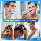 Travel Hygiene Kit Personal Toiletries Bulk, Disposable Homeless Care Package Supplies, Men Toiletry Set Cleaning Essentials Individually Wrapped for Camping, Travel, Relief, Charity (11-in-1, 5)