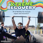 Xtend Original BCAA Powder, 7g BCAAs and 2.5g L-Glutamine for Muscle Recovery, Hydration, and Lean Muscle, Sugar Free Intra and Post Workout Drink, Airheads Xtreme Rainbow Berry, 30 Servings