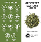 NatureWise Green Tea Extract Capsules 1000 mg - 50% EGCG & 98% Polyphenols - Extra Strength Green Tea Pills - Antioxidants for Heart Health & Energy - Vegan, Non-GMO - 90 Count[45-Day Supply]