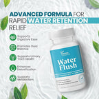 Diuretic Water Pills for Weight Control - Instant Relief from Bloat and Swelling - Green Tea, Cranberry, Dandelion Leaf Extract - Water Retention Pills for Women & Men, 120 Caps