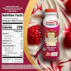 Premier Protein Shake INDULGENCE, White Chocolate Raspberry, 30g Protein, 170 Calories, 3g Sugar, 11.5 fl oz, 12 Pack (Packaging May Vary)
