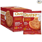 Quest Nutrition Cinnamon Brown Butter Protein Cookie, 15g Protein, 1g Sugar, 2g Net Carbs, Keto Friendly, High Protein, Low Carb; 12 Count