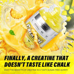 Sugar-Free Creatine Gummies for Men & Women - Third-Party Testing Creatine Monohydrate Gummies 4.5g, Energy Boost, Pre-Workout Supplement, Vegan, Non-GMO (90 Count, Pineapple)