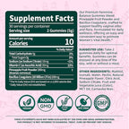 Premium Feminine Balance Gummies - 60 Count (30-Day Supply) - Pineapple Flavor Vaginal Health Supplements for Women - Probiotic & Antioxidant Support for Odor, Freshness & pH Balance
