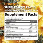 Creatine Monohydrate Gummies for Men & Women - 5g of Creatine Monohydrate per Serving - Sugar Free,Vegan, Pineapple Flavor, 135 Count (45 Servings)..
