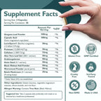 Happee Candida Complex Supplement – Candida Cleanse for Overgrowth Support – Caprylic Acid, Oregano & Probiotics for Yeast Balance, Gut & Immune Support – 60 Caps