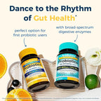 NewRhythm Probiotics 50 Billion CFU 20 Strains, 90 Veggie Capsules, Targeted Release Technology, Stomach Acid Resistant, No Need for Refrigeration, Non-GMO, Gluten Free