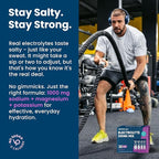 Venture Pal High Sodium Sugar-Free Electrolyte Powder Packets - Hydration Packets with Sodium, Potassium & Magnesium | Zero Calories | Vegan, Keto, and Paleo Friendly | 30 Sticks