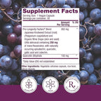 Reserveage Beauty Resveratrol 250 mg - Best Trans-Resveratrol - Vegan Antioxidant Supplement for Cellular & Heart Health - Aids Healthy Aging & Immune Health - 30 Vegetable Capsules (30 Servings)