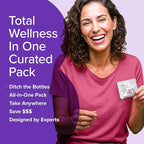 GNC Women’s 40+ Vitapak, 5-in-1 Multivitamin Pack, Healthy Hormones, Brain Health, Metabolism, Bone Strength, Edible Dietary Supplement, 30 Servings