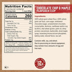 Kodiak Cakes Pancake On The Go, Chocolate Chip & Maple, 2.29 Oz (Pack Of 12)