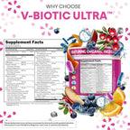 Clean Nutra Vaginal Probiotics for Women + Prebiotics Digestive Enzymes Bromelain Cranberry D Mannose Horsetail Black Cohosh Artichoke Hibiscus Flowers Probiotic for Digestive Health 90 Vegan Capsules