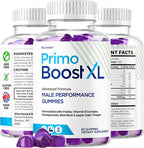 Primo Boost XL Gummies - Official PrimoBoost XL Advanced Premium Supplement for Men Support - Maximum Strength, Natural Primo BoostXL for Overall Health & Wellness, 60 Gummies for 1 Month