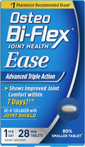 Osteo Bi-Flex Ease Mini Tablet Triple Action UC-II Collagen Supplement with Vitamin D, Improve Joint Function, Strength, Flexibility, Mobility 28 Mini Tabs