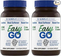 Simply Herbs Easy Go Bowel Mover - Adult Cleansing Supplement for Colon Health Support - Bowel Movement Aid - Stool Softener - Daily-Use Laxative - Plant-Based Ingredients - Vegan - 100 Count (2 Pack)