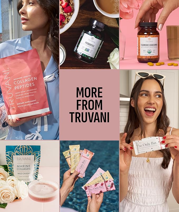 Truvani Vegan Pea Protein Powder | Vanilla Chai | 20g Organic Plant Based Protein | 20 Servings | Keto | Gluten & Dairy Free | Low Carb | No Added Sugar