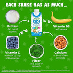 Orgain Organic Kids Nutritional Vegan Protein Shake, Vanilla - Healthy Kids Snacks, 8g Plant Protein, 3g Fiber, 23 Vitamins & Minerals, No Dairy & Soy, Non-GMO, 8 Fl Oz (12 Pack) Package May Vary