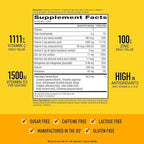 Airborne Immune Support Effervescent Tablets, Zesty Orange Flavor - 10ct with 1000mg Vitamin C + Vitamins A, D, E, Zinc, Selenium, Manganese & Herbal Blend - Sugar‑Free, Gluten‑Free