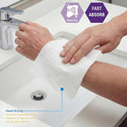MED PRIDE Disposable Dry Wipes for Adults, Soft & Absorbent Personal Towels, Bulk 800 Count, Incontinence Care, Baby Wipes (800 Count (Pack of 1))