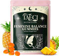 Premium Feminine Balance Gummies for Women – Hawaiian Pineapple Flavor – Supports pH & Daily Wellness – Probiotic Supplement – Vegan, Gluten-Free – 60 Gummies (30 Servings)