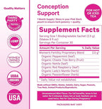 Pink Stork Fertility Bundle for Women – Conception Tea + Prenatal Vitamin Support with Inositol, Vitex, Folate & Ashwagandha – Supports Hormone Balance, Cycle Health & Preconception Wellness