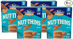 Blue Diamond Almonds, Pecan Thins Gluten Free Cracker Crisps perfect for Snacking, 4.25 oz (Pack of 4)