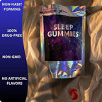 Vemax Sleep Gummies Adult Melatonin 10mg, L-Theanine, Magnesium, Lavender, Lemon Balm and Ashwagandha, Drug Free Nighttime Rest Support, 60 Strawberry Flavored Sleep Aids for Adults, Zero Sugar