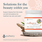Youtheory Collagen Powder - 20 g Hydrolyzed Collagen Peptides - with Vitamin C, Biotin & Amino Acids - Supports Joint & Bone Health* - Bioavailable Nutrition - Vanilla - 20 oz (21-Day Supply)