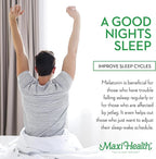 Maxi Health Melatonin 1mg Chewable - Sleep aid Melatonin to Encourage Natural Sleep – Non-Habit Forming Supplement with Enzymax for Fast-Acting Support Kosher (100 Units)
