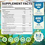 Vegan Omega-3 Gummies 1600mg EPA & DHA from Algal Oil, Fish Oil Alternative for Adults & Kids, Omega 3 Supplement with Vitamin D3 K2 for Brain, Eye & Immune Health Sugar Free Pineapple, 120 Count