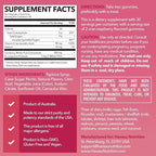 Probiotic Cranberry Gummies for Women - Urinary Tract Health and pH Balance - 1 Billion CFU of Lactobacillus for Bladder Support and Vaginal Wellness - Cran-Raspberry Flavor, 60 count, 1-Month Supply