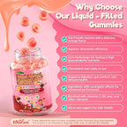 Toddler 2-4 & Kids 4+ Para Clean Gut Health Gummies w/Black Walnut, Wormwood, Clove, Pumpkin Seeds, Vitamin C, D3, Zinc, Digestive Supplement for Natural Gut Cleanse, Kids Immune Support (60cts)