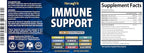 Immune Support Supplement 12 in 1 Complex with Vitamin C, D3, Zinc, Echinacea, Elderberry, Ginger, Turmeric. Immune Defend for Men & Women, Non-GMO, Gluten-Free, Vegan, USA (120 Capsules)