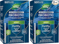 Nature's Way Extra Strength(1) Fortify Probiotic,Probiotics for Digestive Health,Prebiotics,50 Billion Live Cultures,Digestive & Immune Health Support*,30 Capsules,(Pack of 2)
