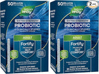 Nature's Way Extra Strength(1) Fortify Probiotic,Probiotics for Digestive Health,Prebiotics,50 Billion Live Cultures,Digestive & Immune Health Support*,30 Capsules,(Pack of 2)