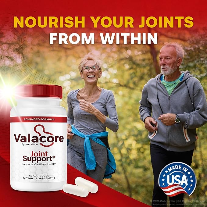 (2 Pack) Valacore Capsules – Daily Mobility Formula with a Premium Natural Blend to Help Support Flexibility, Comfort & Smooth Movement | Easy-to-Swallow Pills for Everyday Activities (120 Capsules)