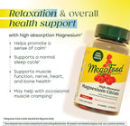 MegaFood Magnesium Citrate Gummies, High Absorption Magnesium Supplement for Adults, Teens & Kids, Supports Nerve Health, Normal Sleep Cycle & Occasional Muscle Cramps, 60 Vegan Gummies, 60 Servings