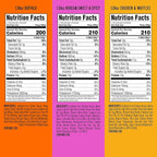 WILDE Protein Chips Variety Pack, High Protein Snacks for Adults, Keto Chips, Gluten Free, Low Carb Snack Box Made with Real Ingredients 1.34oz Bags, Pack of 12