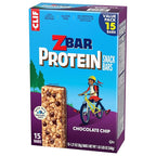 Zbar Protein - Chocolate Chip - Crispy Snack Bars - Made with Organic Oats - Non-GMO - 5g Protein - Gluten Free Protein Bars (15 Pack)