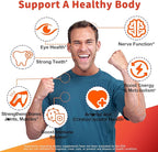 Sugar-Free ADK+Vitamin B12 Gummies - Vitamin D3 K2 10,000IU/ 5000IU, B12 5000mcg 2500mcg, K2 (MK-7) 240mcg, Multivitamin Adults-Vitamin A,Vegan Vitamin D,Methyl B12,C,Zinc-Eye,Bone,Energy,Nerve,Immune