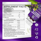 Glucosamine Chondroitin Gummies - 3- Pack, Extra Strength 1500mg Glucosamine with MSM & Elderberry, Flexibility Support, Best Cartilage & Immune Support Supplement for Men and Wome - 180 Gummies