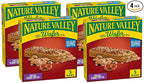 Nature Valley Wafer Bars, Pretzel Peanut Butter, 1.3 oz, 5 ct (Pack of 4)